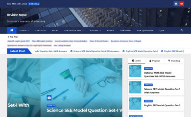 revisionnepal.com screenshot