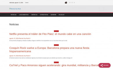 revistasoyrock.com screenshot