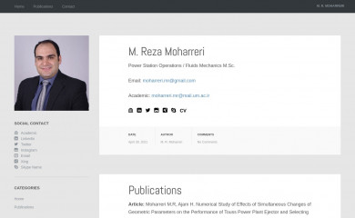rezamoharreri.com screenshot