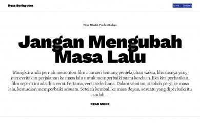 rezasuriaputra.com screenshot