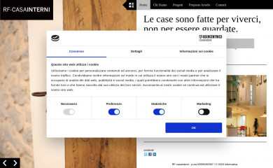 rf-casainterni.it screenshot