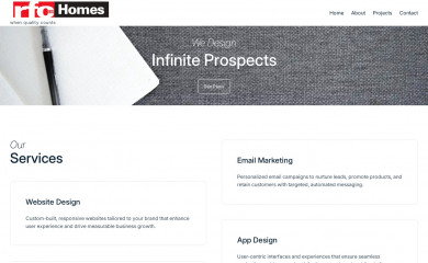 rfchomes.co.nz screenshot
