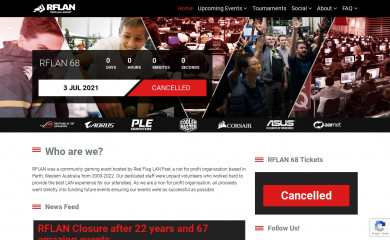 rflan.org screenshot
