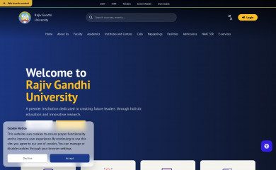 rgu.ac.in screenshot