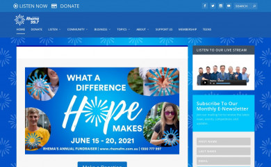 rhemafm.com.au screenshot