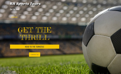 rhsportstours.co.nz screenshot