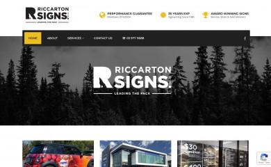 riccartonsigns.co.nz screenshot
