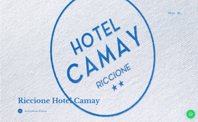 riccionehotelcamay.it screenshot