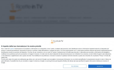 ricetteintv.com screenshot