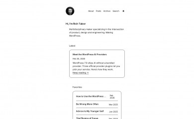 rich.blog screenshot