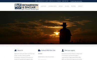 richardsonandsinclair.com.au screenshot