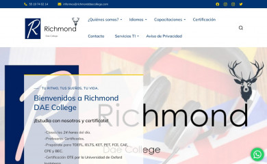 richmond-dae-college.com screenshot