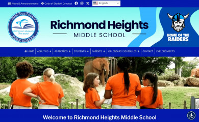 richmondheightsmiddle.com screenshot