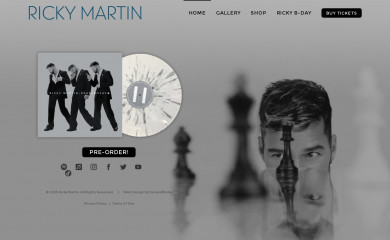 rickymartinmusic.com screenshot