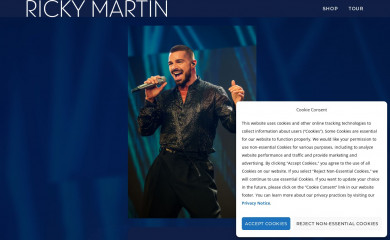 rickymartinmusic.com screenshot