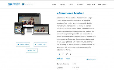 eCommerce Market screenshot