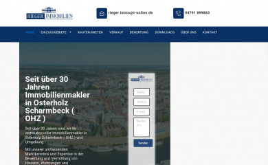 rieger-immobilien.com screenshot