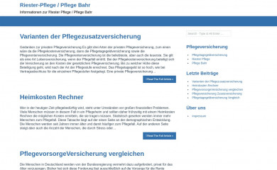 riesterpflege.biz screenshot