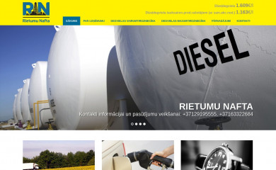 rietumunafta.lv screenshot
