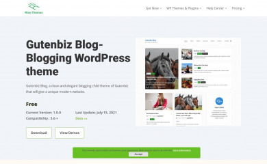 Gutenbiz Blog screenshot
