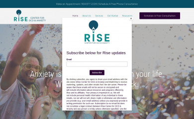 riseocdandanxiety.com screenshot
