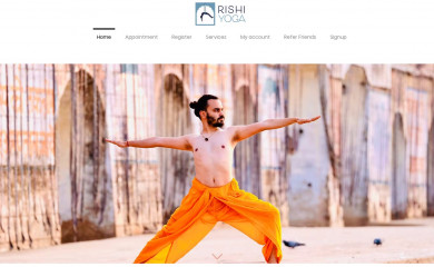rishiyoga.in screenshot