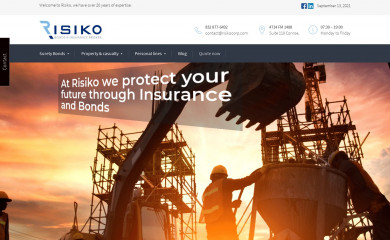 risikocorp.com screenshot