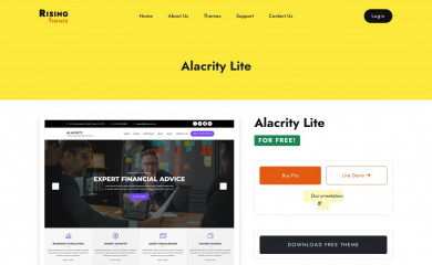 https://risingthemes.net/shop/alacrity-lite/ screenshot