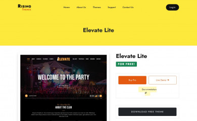 https://risingthemes.net/shop/elevate-lite/ screenshot