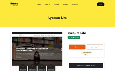 https://risingthemes.net/shop/lyceum-lite/ screenshot