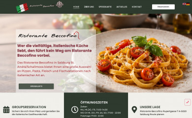 ristorante-beccofino.at screenshot