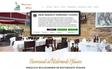 ristorante-pfauen.de screenshot