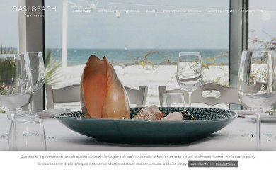 ristoranteoasibeach.it screenshot