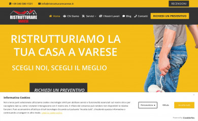 ristrutturarevarese.it screenshot