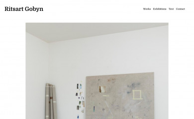 ritsartgobyn.be screenshot