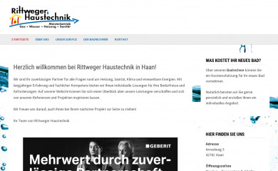 rittweger-haustechnik.de screenshot