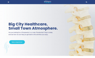 rittgersspineandwellness.com screenshot