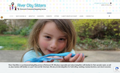 rivercitysitters.com screenshot