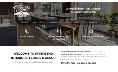 riverbendinteriors.com screenshot