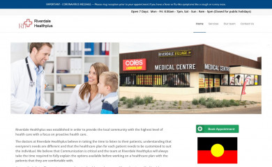 riverdalehealthplus.com.au screenshot