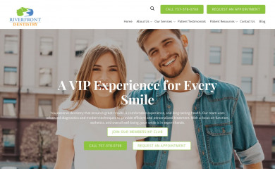 riverfrontdentistry.com screenshot
