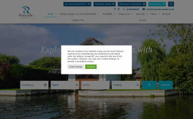 riverside-rentals.co.uk screenshot