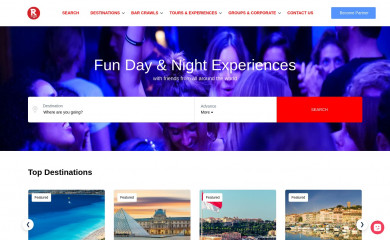 rivierabarcrawltours.com screenshot