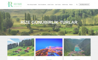 rizetours.com screenshot
