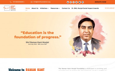 rkmfoundation.org screenshot