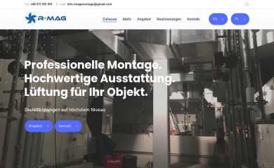rmag-luftungsmontage.de screenshot