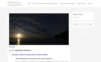 rmascience.co.nz screenshot