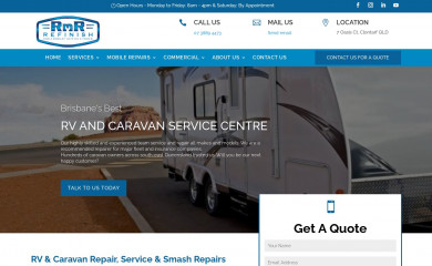 rnrrefinish.com.au screenshot