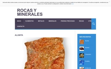 rocasyminerales.net screenshot