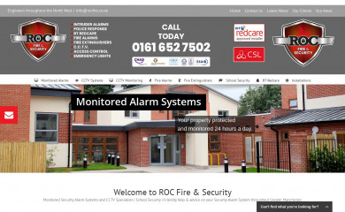 rocfire.co.uk screenshot